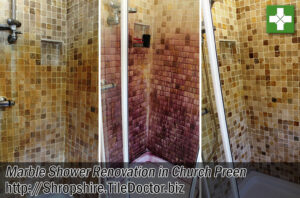 Mosaic Marble Shower Tiled Renovation Church Preen